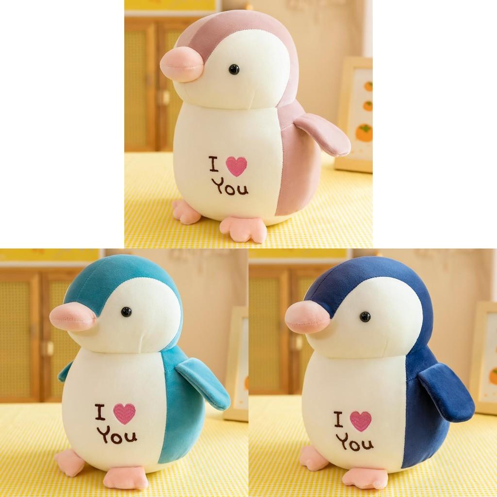 Herzförmiges Niedliches Pinguin Plüschtier Weiche Stofftierpuppen Geschenk Kinder