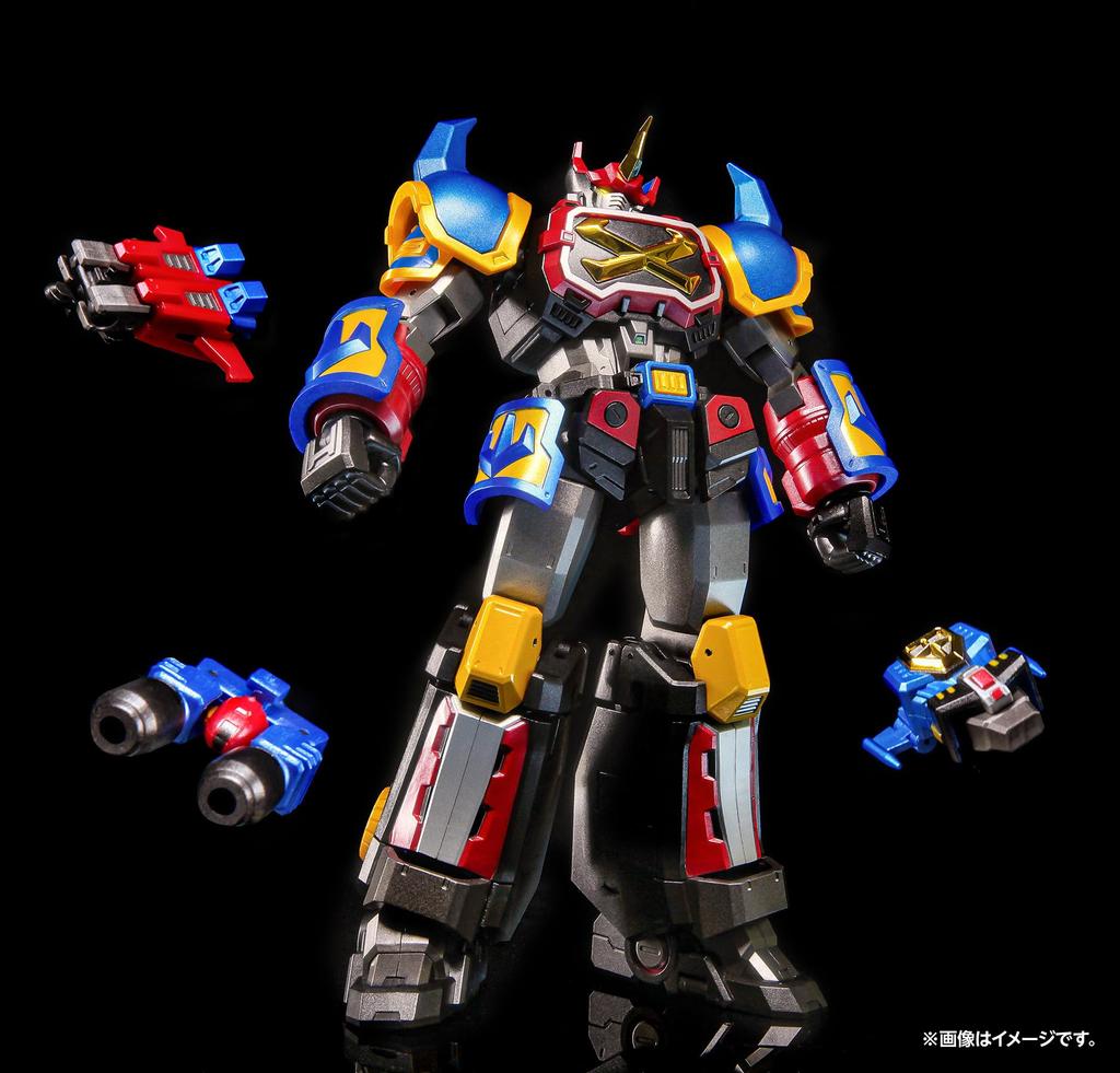Wave Sengoku Majin GoShogun První limitovaná edice Výška cca. 180mm Nekompletní Měřítko Malovaná Hotová Akční Figurka KM161