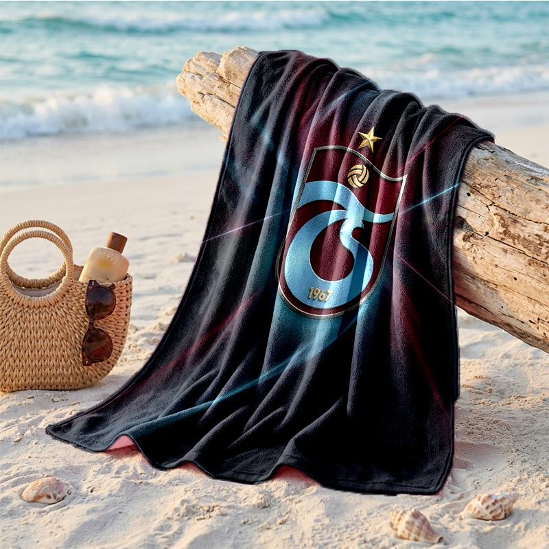 Trabzonspor FC Print Mikrofaser Strandtuch Schnelltrocknend Saugfähig Großes Handtuch für Strand Schwimmen Reisen