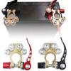 Professional 12V SAE/JIS Type A Battery Terminal Clamps - 4-Way Quick Release Disconnect with Anti-Corrosion Alloy (2-Pack)