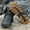 Men's High-Top Camouflage Waterproof Snow Boots - Non-Slip Outdoor Velvet-Lined Casual Cotton Shoes