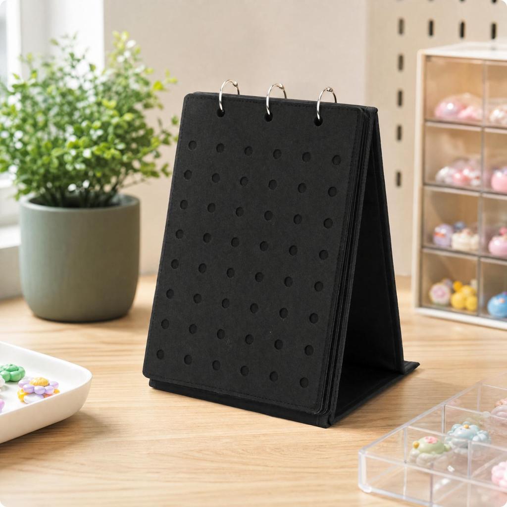 Shoe Charm Display Organizer Foldable for Desk