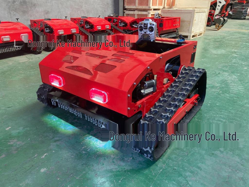 Remote Control Four-Stroke Gasoline Lawn Mower and Grass Trimmer