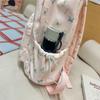 Niedlicher Rucksack mit Bärenaufdruck für Damen und Mädchen, Modischer Tagesrucksack für Schule und Reisen mit mehreren Taschen