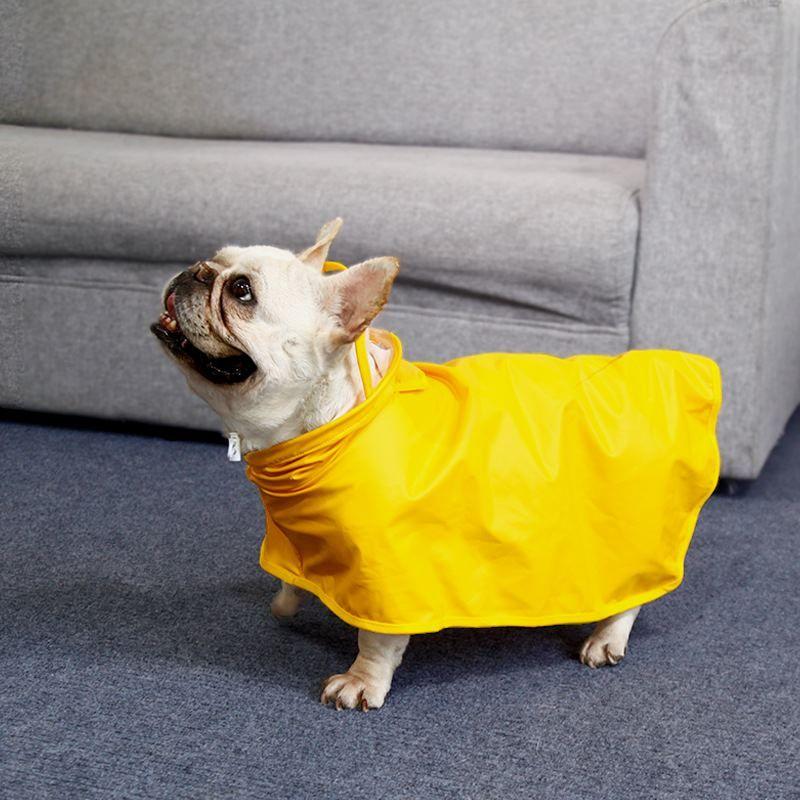 

Дождевик для собак, маленький размер, товары для питомцев, тедди, корги, специальный, водонепроницаемый, одежда для собак, средний, на четыре лапы, фартук все включено Yellow raincoat M