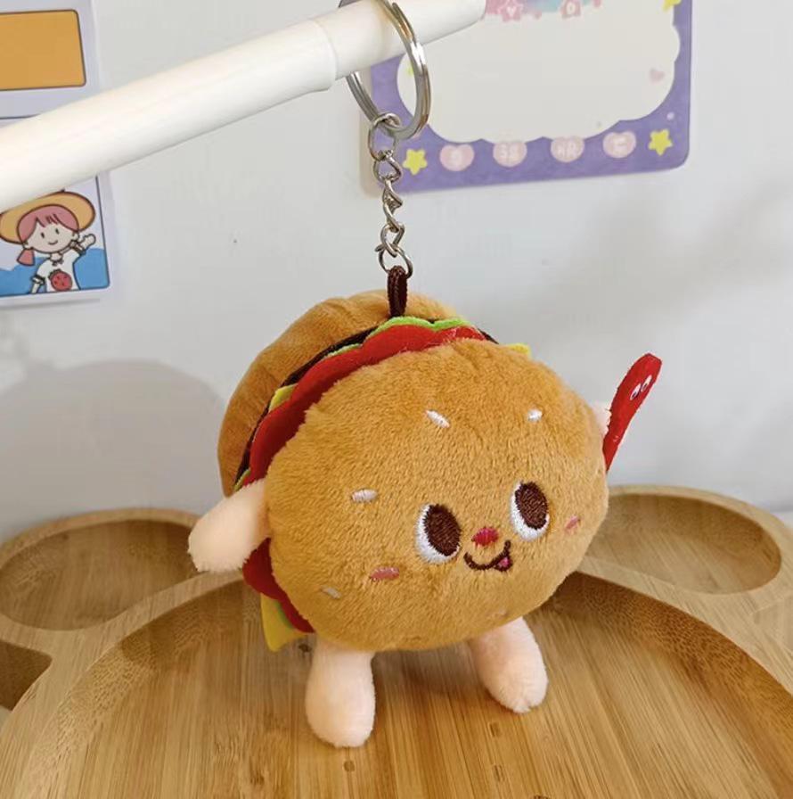 Pacha Dog Plush Doll: Cute Blush Heart Backpack Pendant, Cartoon Couple Gift