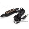 No-Drill Acoustic Guitar Soundhole Pickup with 3m Cable and Accessories