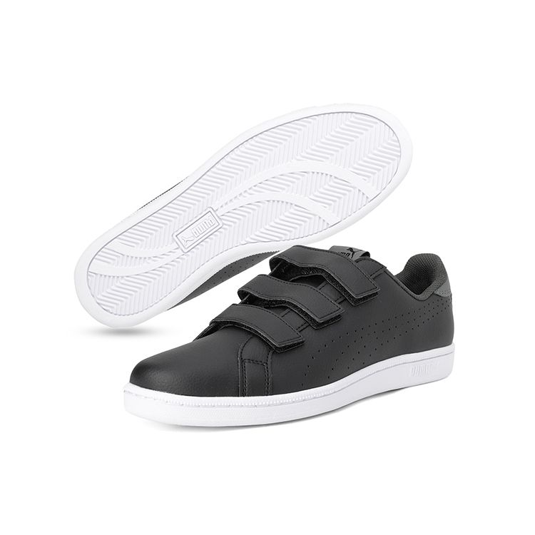 Puma Smash Velcro Low Top Sneakers Unisex Sneakers Black 363723-02