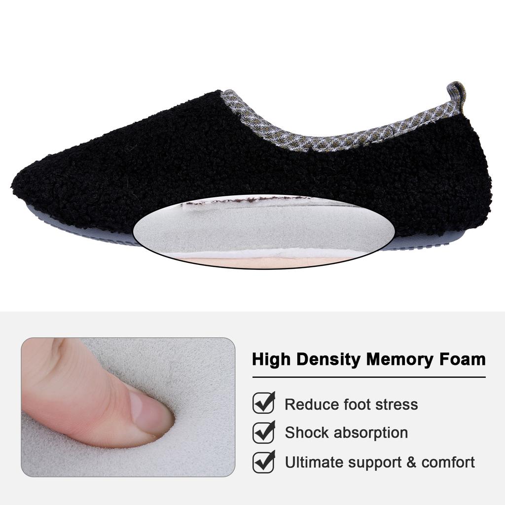 Fashion Smile Pop Winter Slippers For Women Warm Fashion Flat Slippers Outdoor Antiskid Wear-resistant Shoes House Light Women Shoes