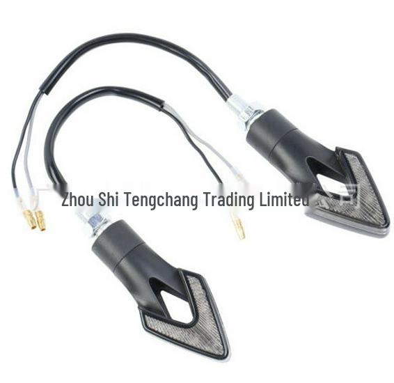 Universal Motorcycle LED Turn Signal Lights - Amber, 12V DC