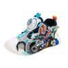 New Luminous Rotating Button Beach Toe Boys Cartoon Breathable Soft Bottom Sandals