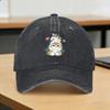 Sharks and kittens Baseball Cap Sun  Outdoor Gym SunProof Washed Trucker Hat FeUnisex Unisex Casual Print Snapback Cap