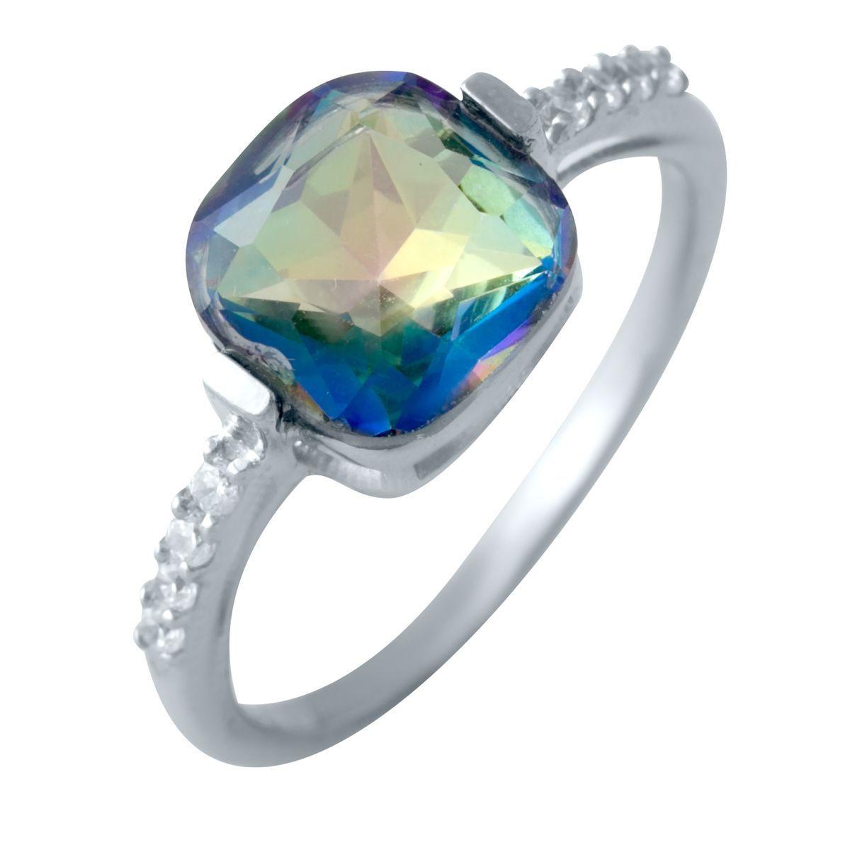 

Срібна каблучка з топазом 2.459ct (2016984) 17 різнокольорові кольору