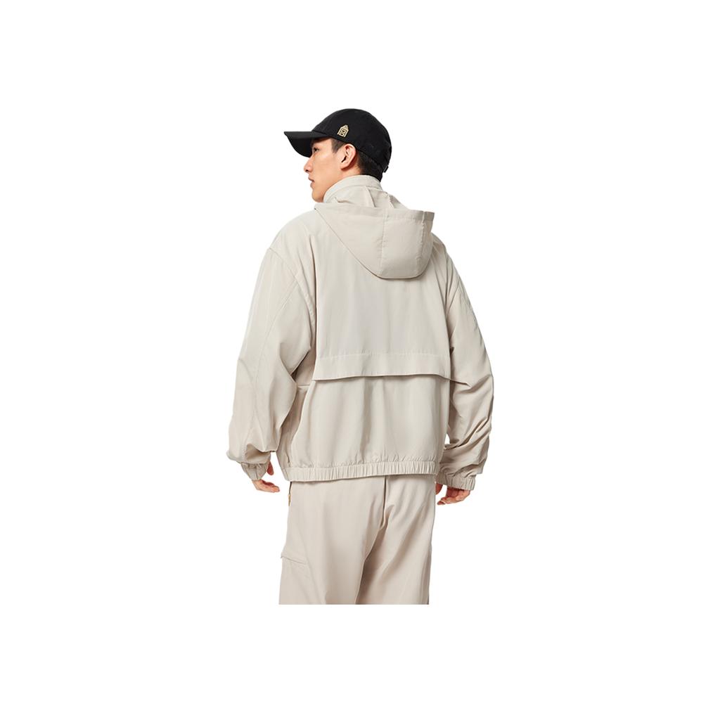 Li Ning X Palace Museum Collaboration Chinese Culture Series Loose Fit Long Sleeve Windbreaker Hooded Jacket Woven Coat Men Outerwear AFDVG31-1