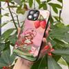 V-Vintage-D-Strawberry Shortcake Phone Case for Iphone 17 Air 16 15 14 12 11 13 Pro Max Mini X Xr Xs Puls Black Glass Cover
