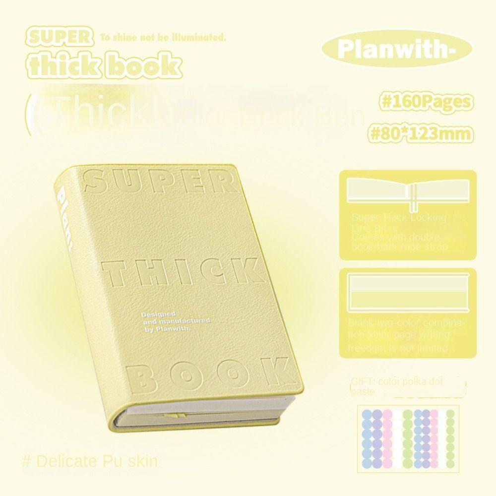 Waterproof Cover Pocket Notebook Minimalist Planner Notepad Creative Leather Notebook  School