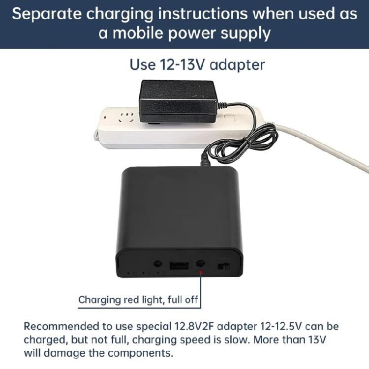 UPS System 18650 Power Supply Box for Networking Devices 18650 Battery Case With Overcharge Protections  Stable Output