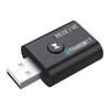 2 IN 1 USB Bluetooth 5.0 Adapter Sender 3,5 mm AUX Empfänger TV Bluetooth Buchse Für PC Headset N7Q5