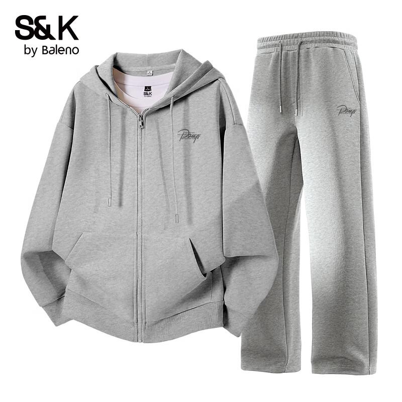 

Мужской спортивный комплект Baleno S&K: Худи и широкие брюки L