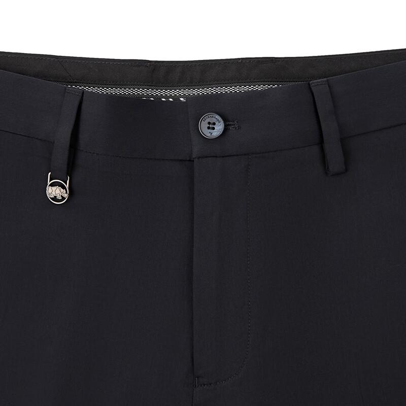 Qipai Men's Cooling Bamboo Fiber Straight-Leg Business Casual Pants