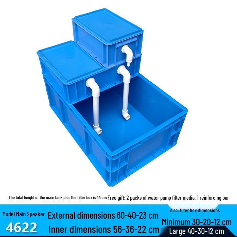 Enhanced Circulation System Filter for Large Fish/Turtle Tanks