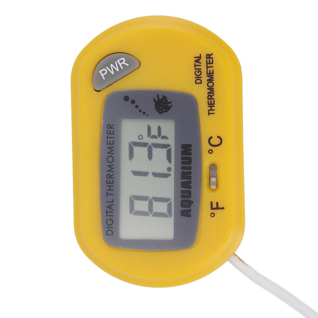Aquarium Thermometer LCD Digital Fish   Water Terrarium Temperature with Suction Cup