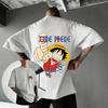 One Piece Luffy Anime Graphic T Shirt Men's Clothing Women Short Sleeve Tee Streetwear 2026 Summer Y2k Casual Tops Vintage Ins