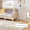 VECELO Mini Folding Side 50cm Wide x 45cm Deep x 70cm Perfect for Simple Dining Office Folding Coffee and High Tables for Working from Home Table,