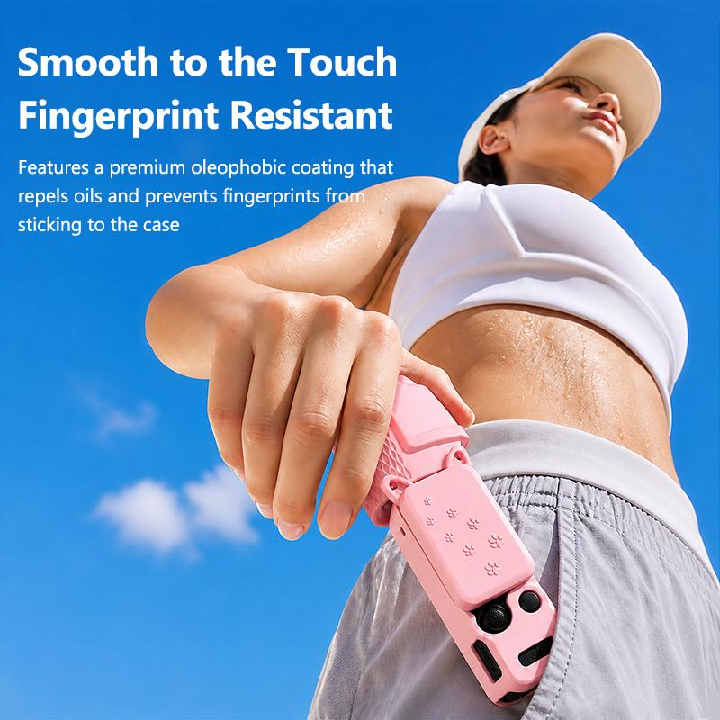 soonpho Silikonhülle für DJI Osmo Pocket 4 Kameraobjektiv Bildschirm Staubdichte Schutzabdeckung für POCKET4 Kratzfeste Weiche Hülle Zubehör