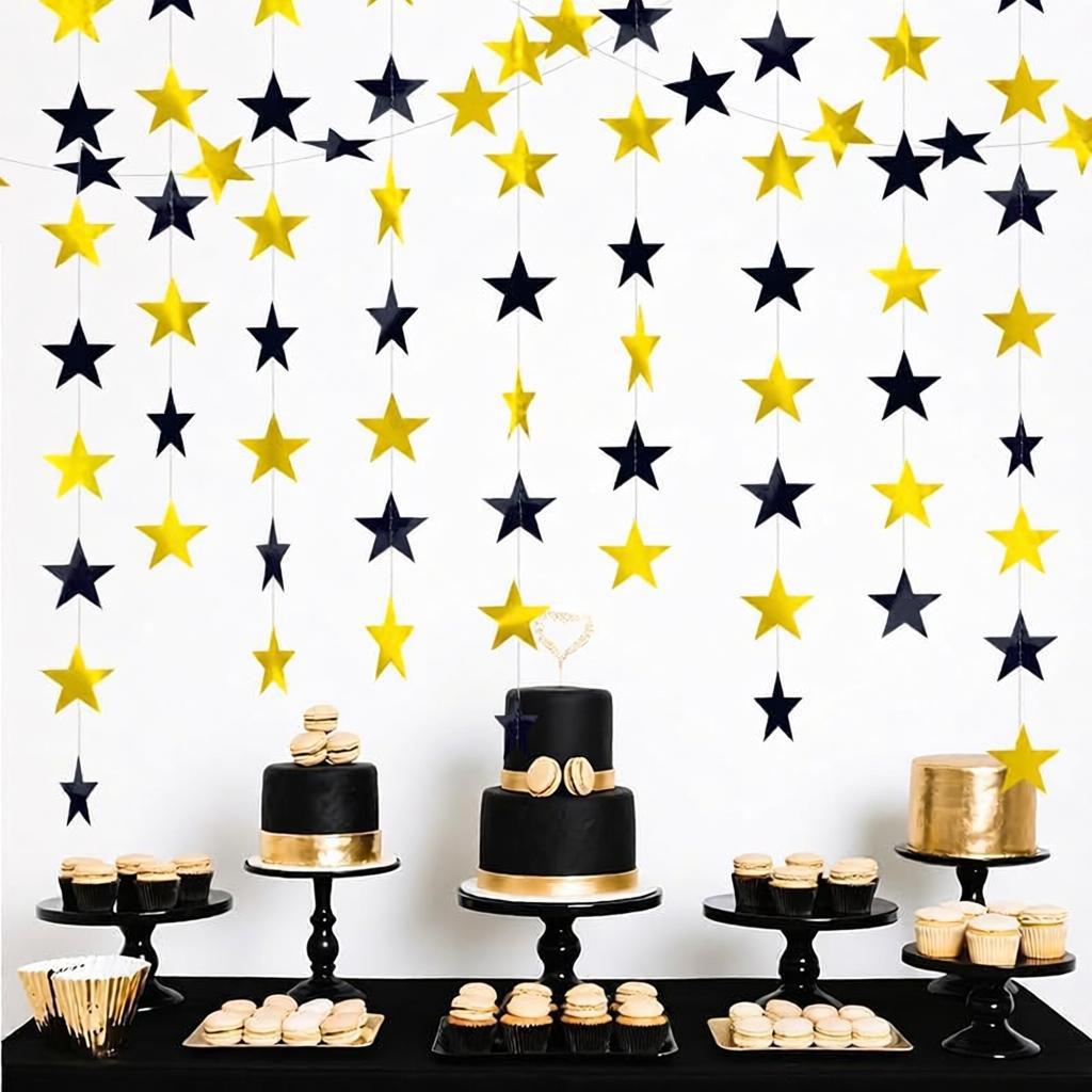 Five-Pointed Star Garland Decoration for Party