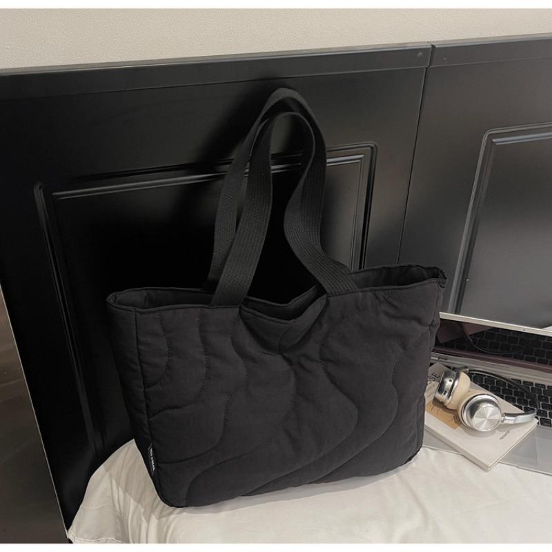 Bolso Casual de Gran Capacidad, Bolso de Hombro Único para el Trabajo, Bolso Tote Estudiante para Clase