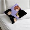 Go For It Nakamura Aiki Hirose Decorative Square Pillow Cover Modern Cushion Case for Living Room Bedroom