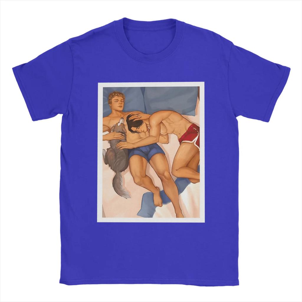 Heated Rivalry TV Shane Hollander & Ilya Rozanov Cotton Men's Shirt Summer Hot Sale Jersey Women's Short Sleeve Streetwear Shirt