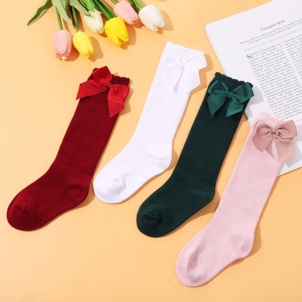 Kids Girls Children Cotton Floor Socks High Long Sock Baby Toddlers Socks