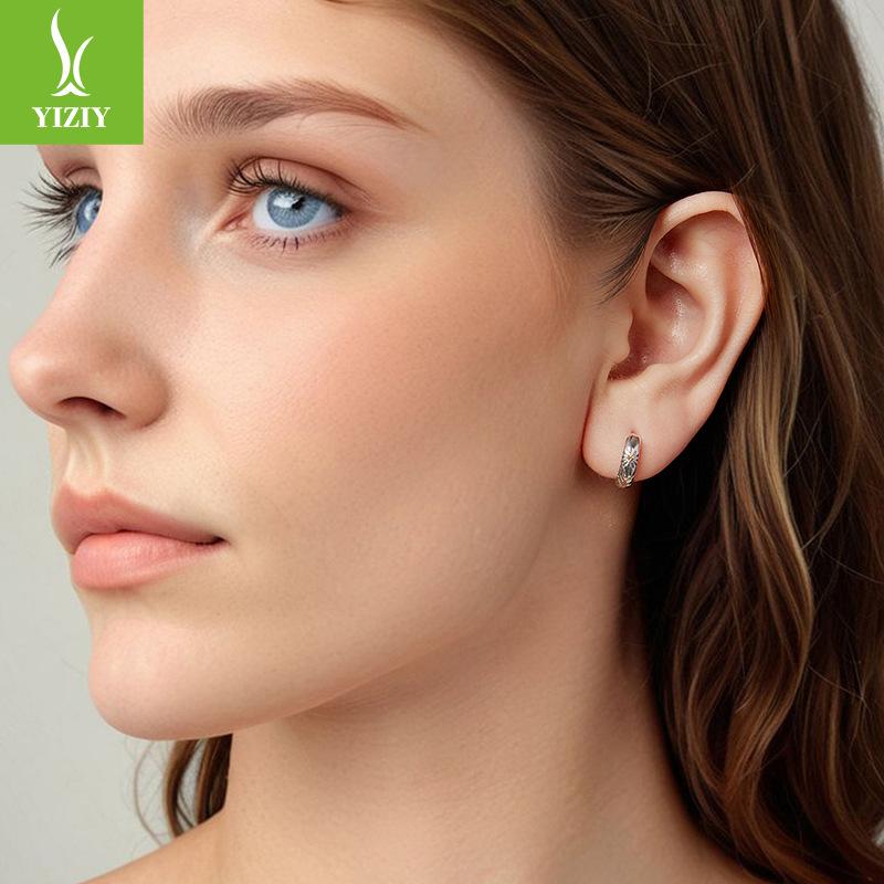 S925 Sterling Silver Carved Sunflower Ear Buckle Female, Gentle And Superior Sunflower Earrings Earrings