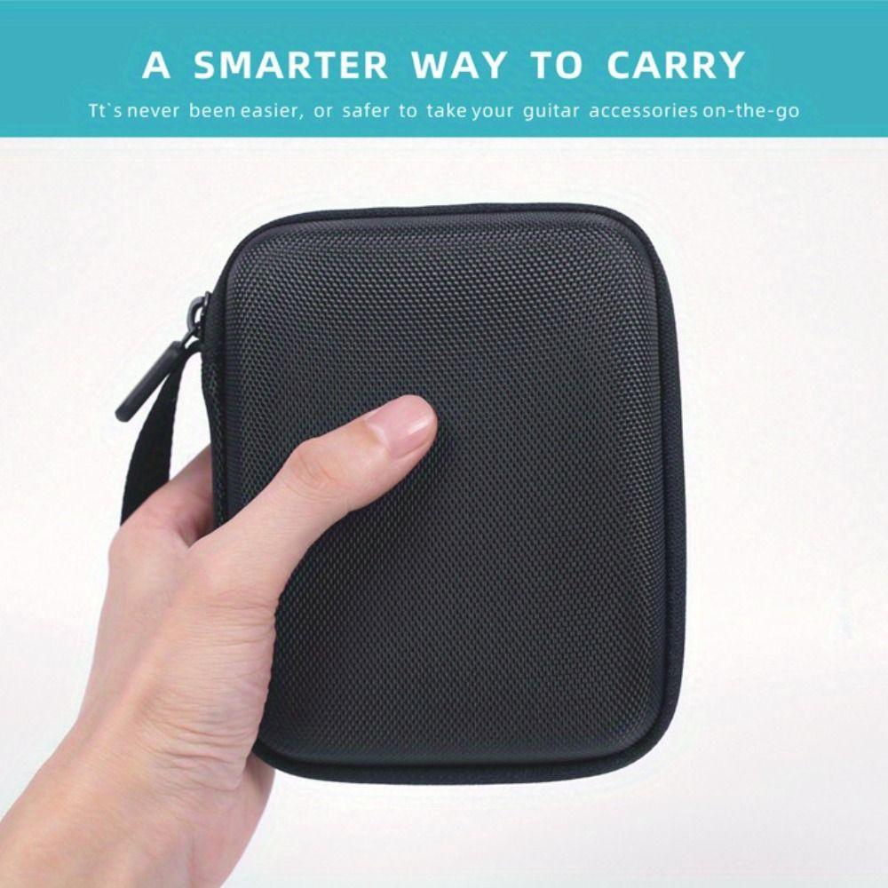 Large Capacity Guitar Pick Holder Organizer Pouch Pick Storage Box Pick Case Box  Capo Tuner