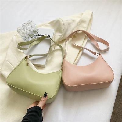 Fashionable Texture Small Square Bag, Women'S Hand-Held Armpit Bag, Stylish Versatile Single Shoulder Women'S Bag