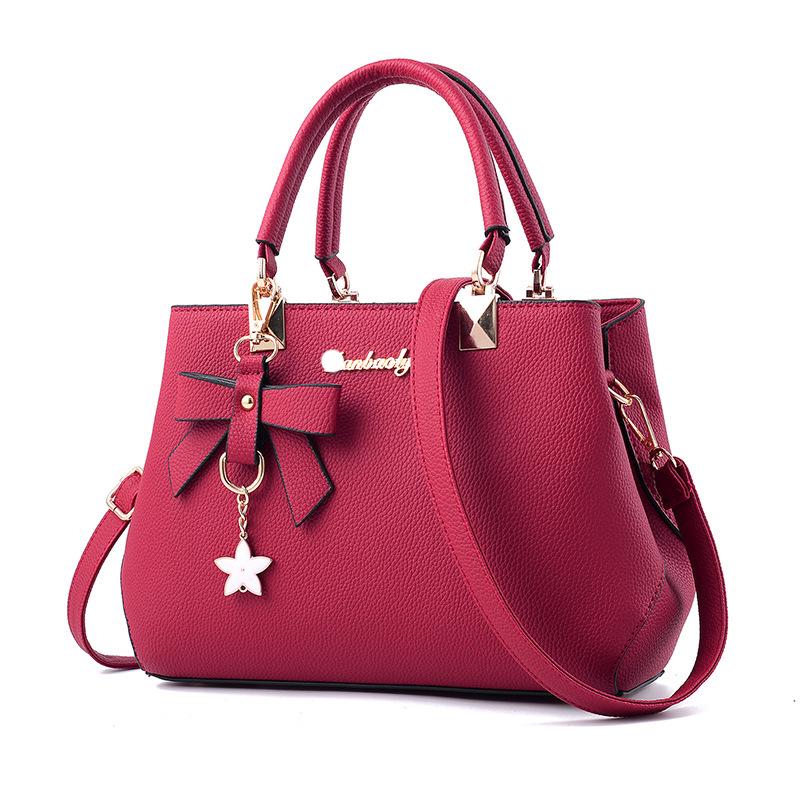 2025 Korean-Style Trendy Women's Bow Bag: Handbag, Shoulder & Crossbody Clutch for Autumn/Winter