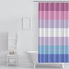 Aertemisi Bigender Pride Flag Transgender Rainbow Lgbt Shower Curtain Set With Grommets And Hooks For Bathroom Decor