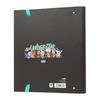 Bt21 - carpeta a4 de la colección street mood (4 anillos, goma)