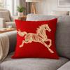Festive Throw Pillow Cover Happy Word Print Cushion Cover Pillow Dust Cover  Home Textile
