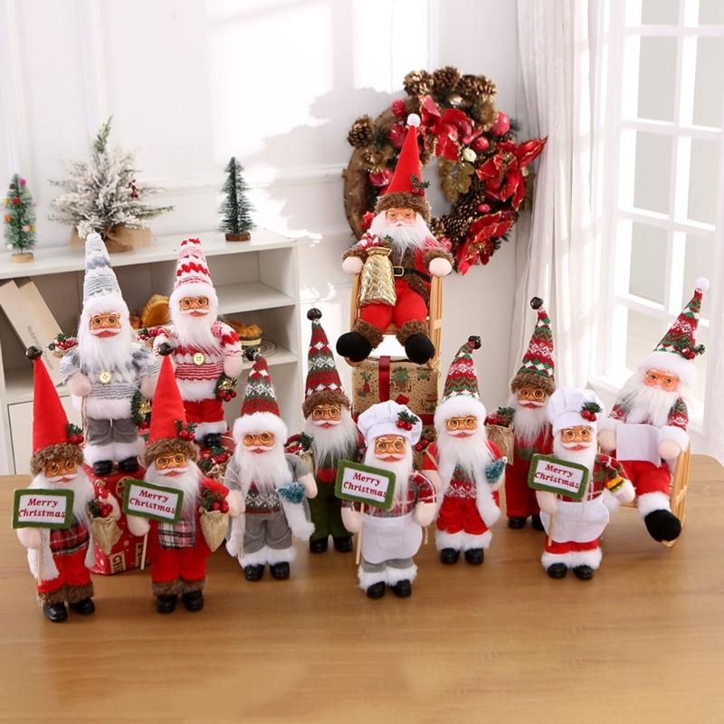 Weihnachtsmann-Puppen, stehende Weihnachtsmann-Figuren, Kinderspielzeug, Geschenke