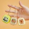 Mini Macchina Creativa per Adesivi Scatola Sorpresa Giocattoli Decompressione Portachiavi Divertente Macchina Rotante per Adesivi Ciondolo Zaino Regalo Ragazza