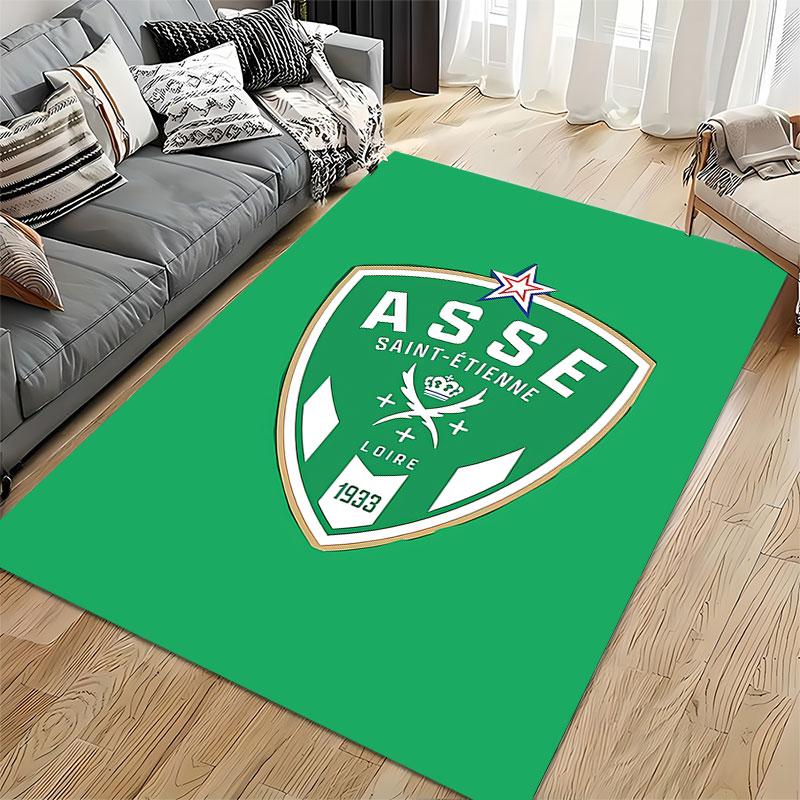 Green ASSE Saint-Étienne Logo Suitable As a Non-slip Mat for the Living Room or Bedroom Sofa
