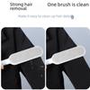 Double-Sided Retractable Dust & Hair Remover Brush for Clothing and Coats