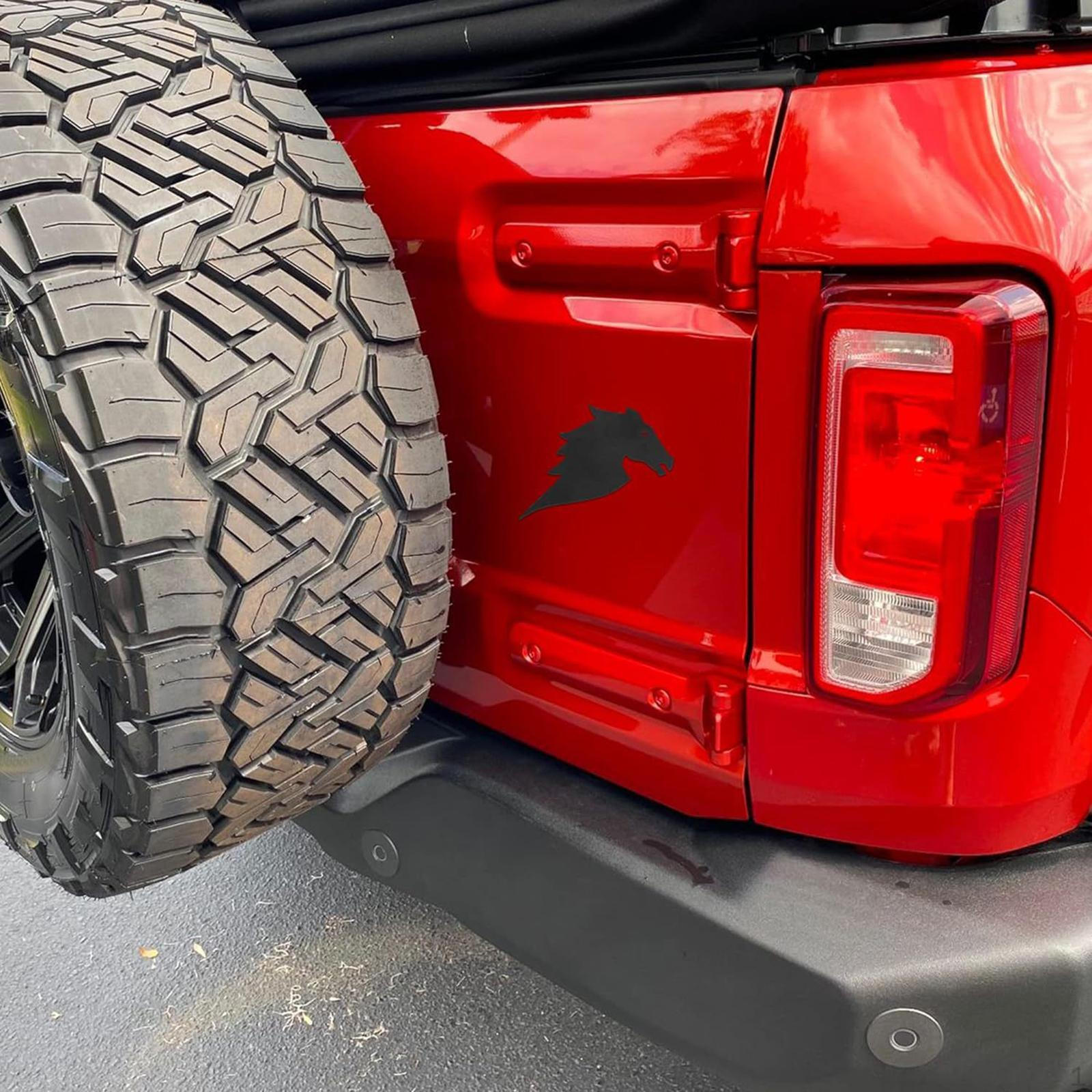 

Наклейка на кузов автомобиля, автоматическая наклейка, простая установка, новинка, украшение в форме лошади, индивидуальность для Style A