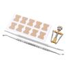 4pcs Ingrown Toenail Correction Kit Glue Free Pedicure Stainless Steel Waterproof Ingrown Toenail