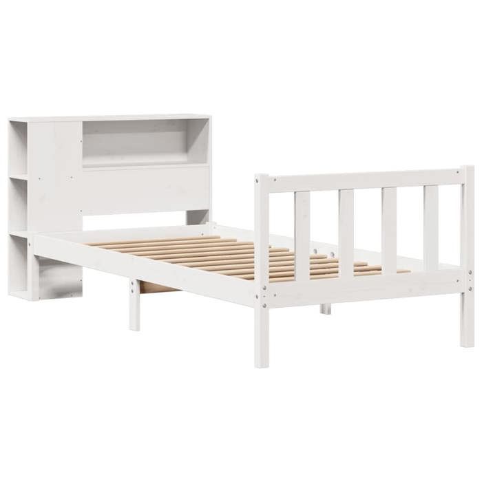 VidaXL Bunk Bed Without Mattress White 90x200cm Solid Pine Wood 3321681