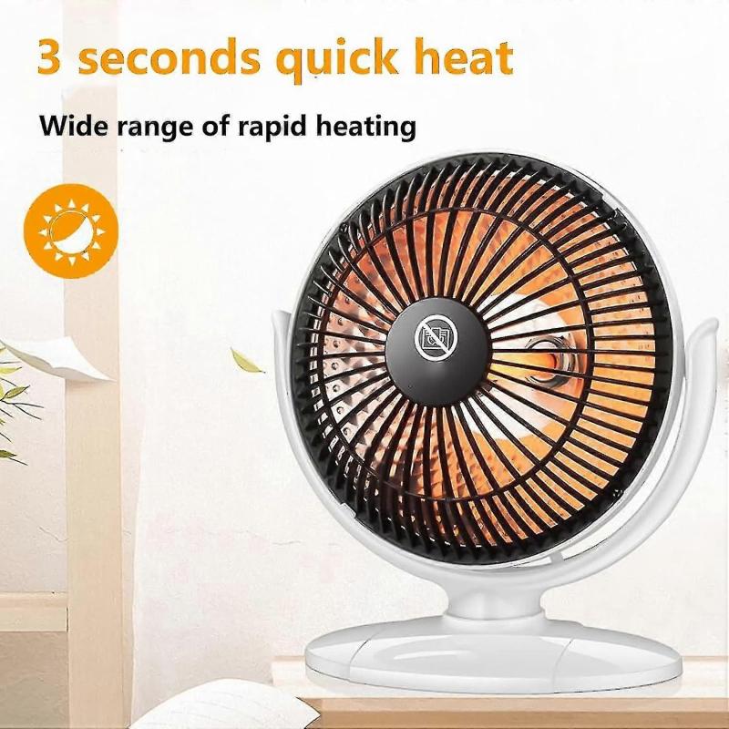 Portable Space Heater, 200w Mini Portable Infrared Quartz Tube Electric Heater For Office, Home, Whole Room