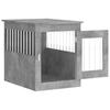 vidaXL Dog Crate Furniture Concrete Gray 55x75x65 cm